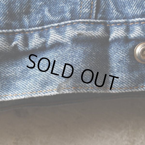 画像11: 1990s Levi's 70609 デニムボアジャケット  "MADE IN USA"  表記L  (11)