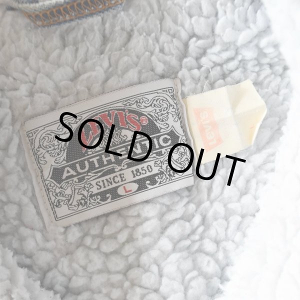 画像3: 1990s Levi's 70609 デニムボアジャケット  "MADE IN USA"  表記L  (3)