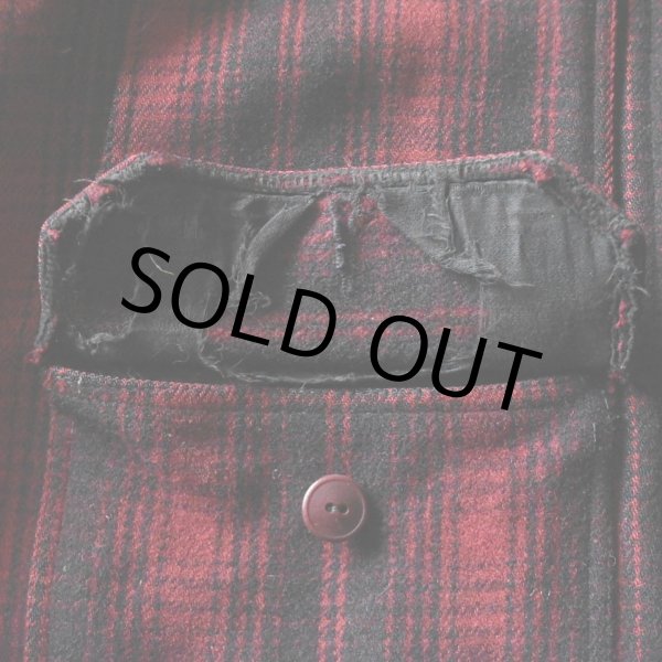 画像12: 1930-40s WOOLRICH ウールハンティングコート  "MADE IN USA"  表記40  (12)