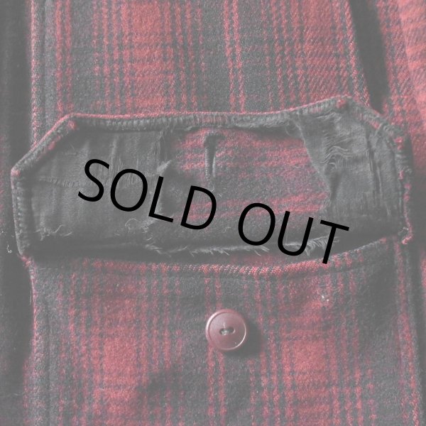 画像13: 1930-40s WOOLRICH ウールハンティングコート  "MADE IN USA"  表記40  (13)