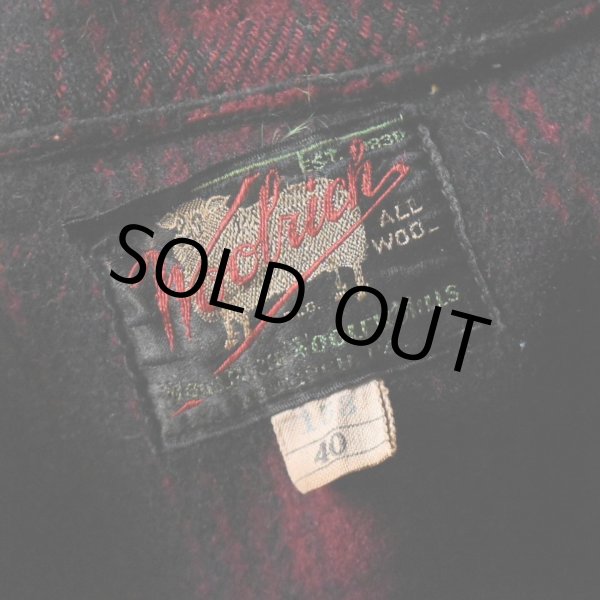 画像4: 1930-40s WOOLRICH ウールハンティングコート  "MADE IN USA"  表記40  (4)