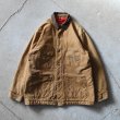 画像1: 1960s SEARS ブラウンダックカバーオール　 /キルティングライナー　 "MADE IN USA"　 実寸L  (1)