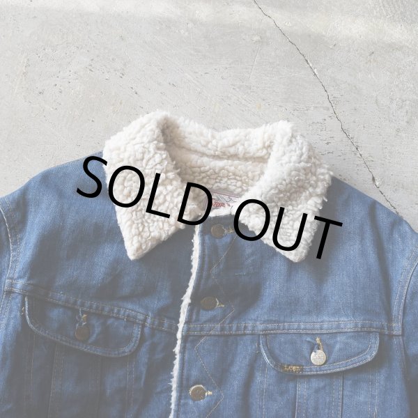 画像5: 1980s LEE STORM RIDER デニムボアジャケット  MADE IN USA  実寸M  (5)