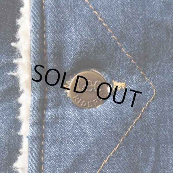 画像8: 1980s LEE STORM RIDER デニムボアジャケット  MADE IN USA  実寸M  (8)