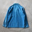 画像2: 1950s コーデュロイシャツ　 "TURQUOISE BLUE"　 実寸M  (2)
