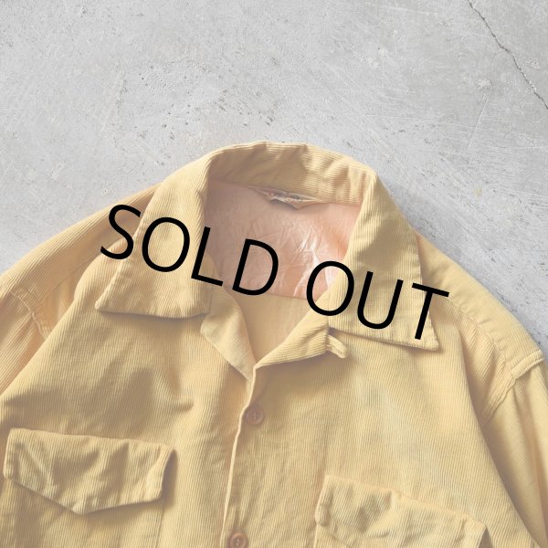 画像4: 1950s CROSS ROADS コーデュロイシャツ　 表記M  (4)