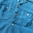 画像7: 1950s コーデュロイシャツ　 "TURQUOISE BLUE"　 実寸M  (7)