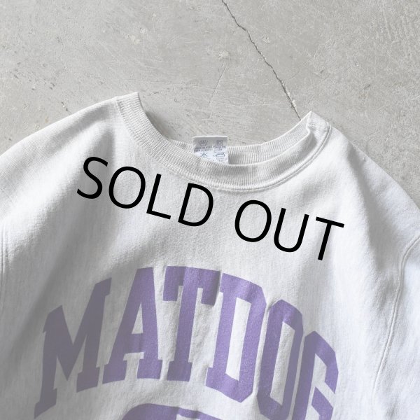 画像3: 1990s Champion リバースウィーブスウェット  "MATDOG WRESTLING"  表記L  (3)