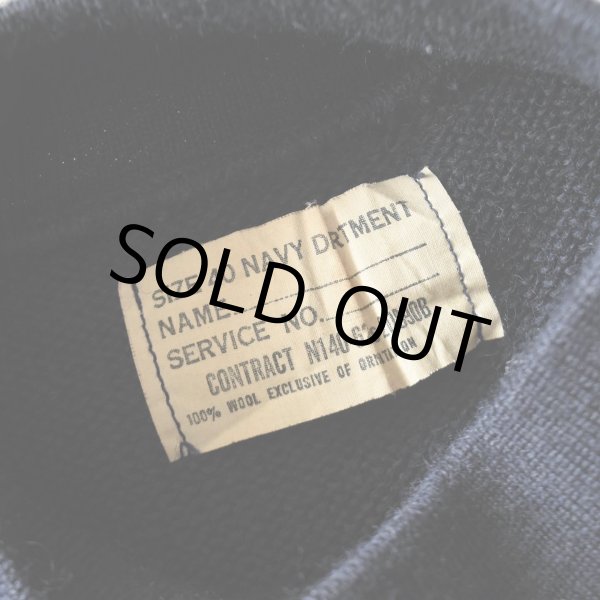 画像2: 1950s US.NAVY ゴブセーター　 "STENCIL"　 表記40  (2)