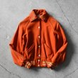 画像2: 1960s SPEEDLINE メルトンスタジャン　 "ORANGE JACKETS"　 表記Woman's 34  (2)