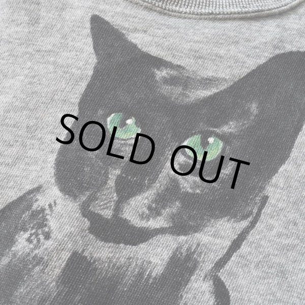 画像4: 1980s 手描きニャンニャンスウェット　 "MADE IN USA"　 実寸M  (4)