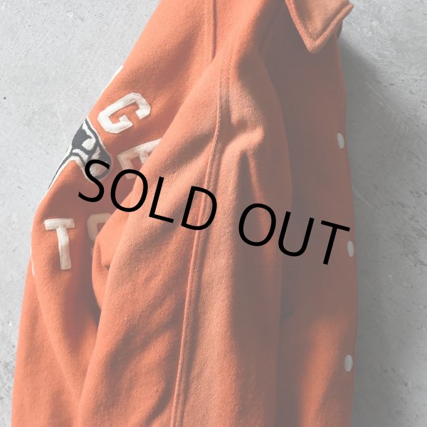 画像13: 1960s SPEEDLINE メルトンスタジャン　 "ORANGE JACKETS"　 表記Woman's 34  (13)