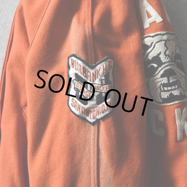 画像16: 1960s SPEEDLINE メルトンスタジャン　 "ORANGE JACKETS"　 表記Woman's 34  (16)