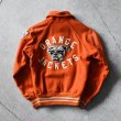 画像1: 1960s SPEEDLINE メルトンスタジャン　 "ORANGE JACKETS"　 表記Woman's 34  (1)