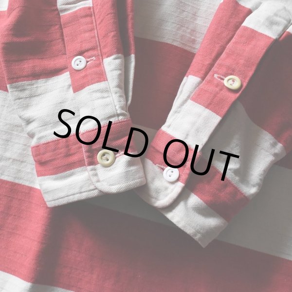 画像10: 1990s POLO COUNTRY ヘリンボーンラガーシャツ  表記M  (10)