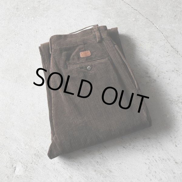 画像1: Polo by Ralph Lauren 太畝コーデュロイパンツ　 "ANDREW PANT"　 表記 W31 L32  (1)