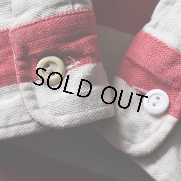 画像11: 1990s POLO COUNTRY ヘリンボーンラガーシャツ  表記M  (11)