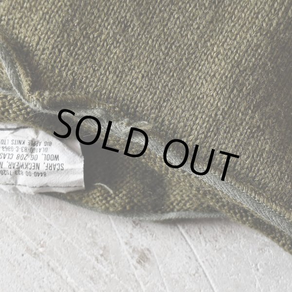 画像3: 1980s US.MILITARY ウールマフラー  (3)