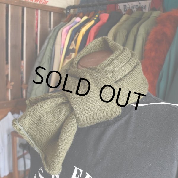 画像7: 1980s US.MILITARY ウールマフラー  (7)