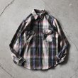 画像1: 1980s FIVEBROTHER ヘビーネルシャツ　 "MADE IN USA"　 表記M  (1)