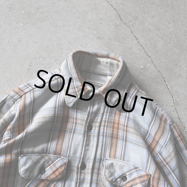 画像4: 1970s〜 FIVEBROTHER ヘビーネルシャツ　 "MADE IN USA"　 表記M  (4)