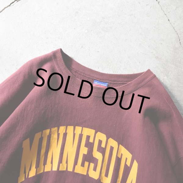 画像3: 1990-00s Champion リバースウィーブスウェット  "MINNESOTA"  表記XXL  (3)