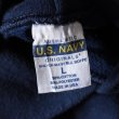 画像3: US.NAVY スウェットパーカー　 "MADE IN USA"　 表記L  (3)