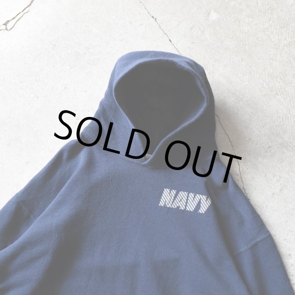 画像4: US.NAVY スウェットパーカー　 "MADE IN USA"　 表記L  (4)