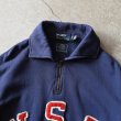 画像3: Polo by RalphLauren ハーフジップスウェット　 "2012 USA OLYMPIC TEAM"　 表記M  (3)
