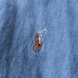画像5: 1990s Ralph Lauren シャンブレーシャツ　 "MADE IN USA"　 表記L  (5)