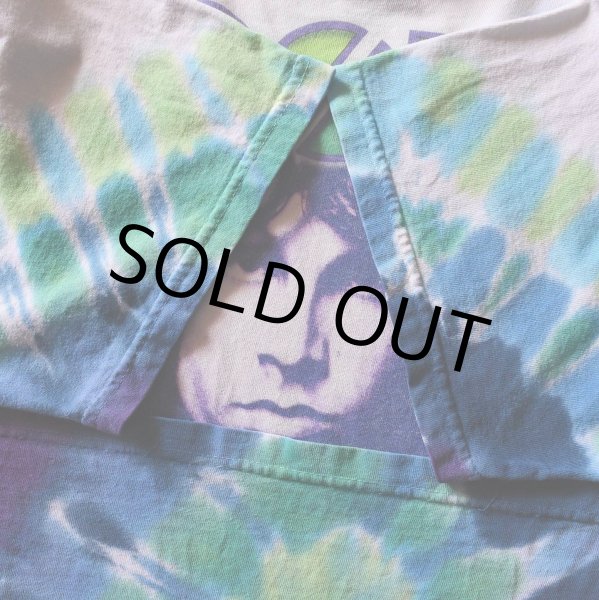 画像7: 2000s THE Doors  JIM MORISON タイダイTシャツ　 "LIQUID BLUE /MADE IN MEXICO"　 表記L  (7)