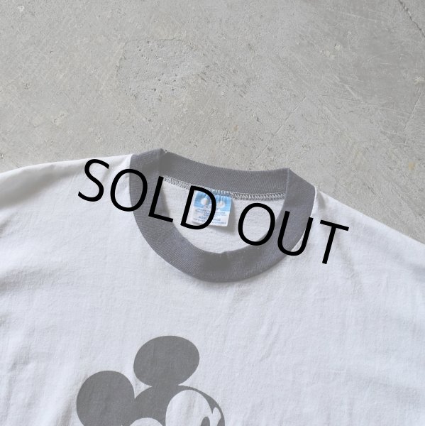 画像3: 1980s MICKEY MOUSE リンガーTシャツ　 "MADE IN USA"　 表記L  (3)