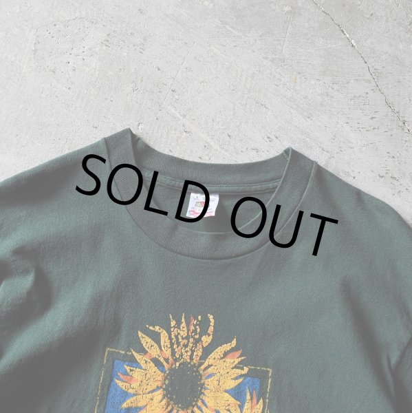 画像3: 1990s ひまわり アートTシャツ  "MADE IN USA"  表記L  (3)