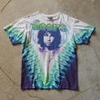 画像1: 2000s THE Doors  JIM MORISON タイダイTシャツ　 "LIQUID BLUE /MADE IN MEXICO"　 表記L  (1)