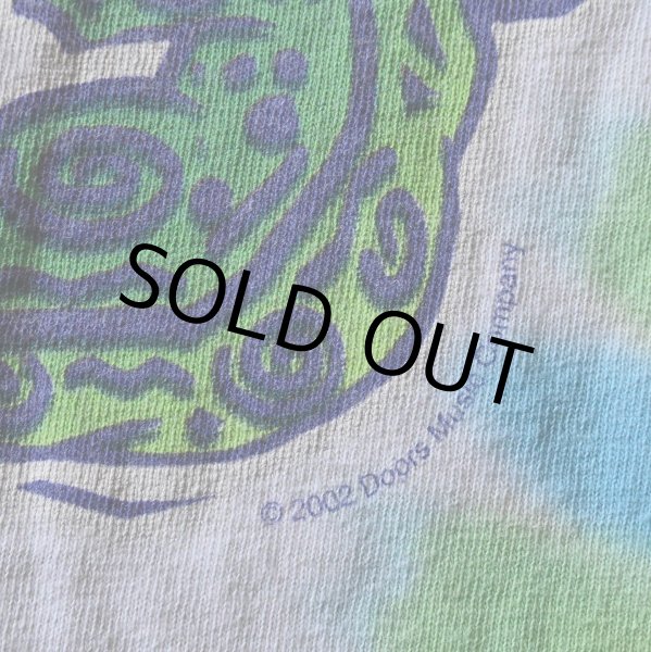 画像9: 2000s THE Doors  JIM MORISON タイダイTシャツ　 "LIQUID BLUE /MADE IN MEXICO"　 表記L  (9)