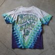 画像2: 2000s THE Doors  JIM MORISON タイダイTシャツ　 "LIQUID BLUE /MADE IN MEXICO"　 表記L  (2)