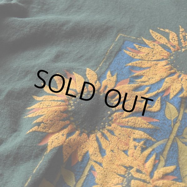 画像5: 1990s ひまわり アートTシャツ  "MADE IN USA"  表記L  (5)