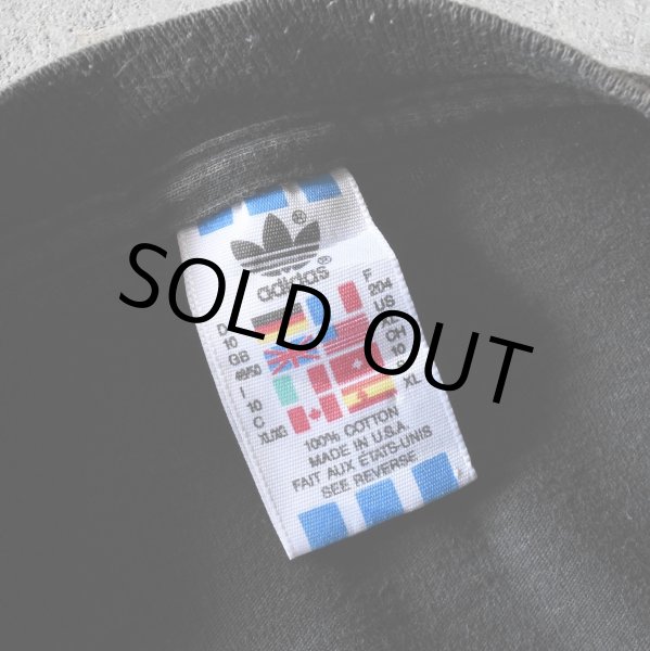 画像3: 1990s adidas トレフォイルTシャツ　 "FADE BLACK /MADE IN USA"　 表記XL  (3)