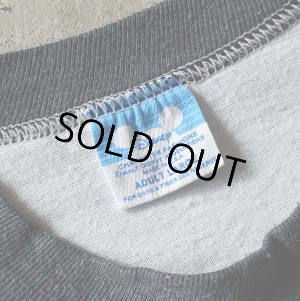 画像2: 1980s MICKEY MOUSE リンガーTシャツ　 "MADE IN USA"　 表記L  (2)