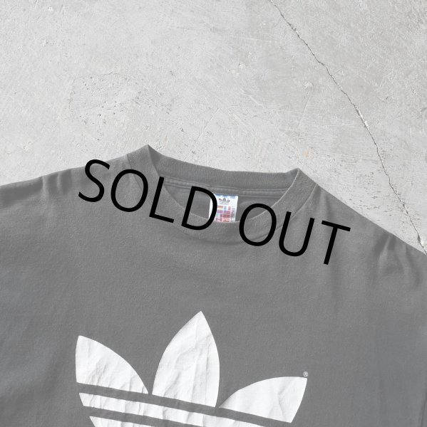 画像4: 1990s adidas トレフォイルTシャツ　 "FADE BLACK /MADE IN USA"　 表記XL  (4)