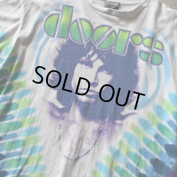 画像5: 2000s THE Doors  JIM MORISON タイダイTシャツ　 "LIQUID BLUE /MADE IN MEXICO"　 表記L  (5)