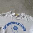 画像3: 1950s AMERICAN LEGION 染込みプリントTシャツ　 "MADE IN USA"　 表記L  (3)