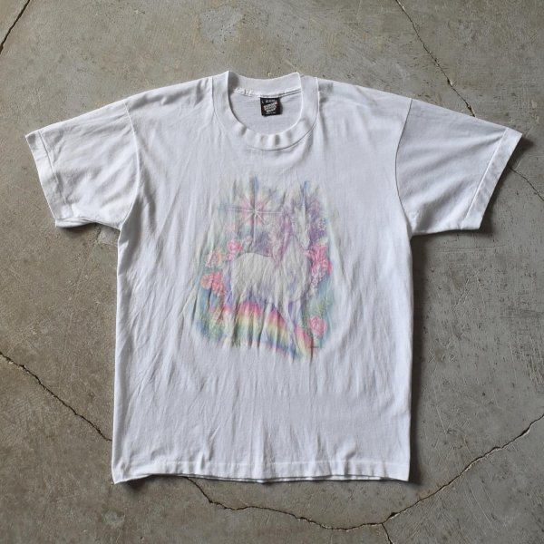画像1: 1990s UNICORN アートTシャツ　 "MADE IN USA"　 表記L  (1)
