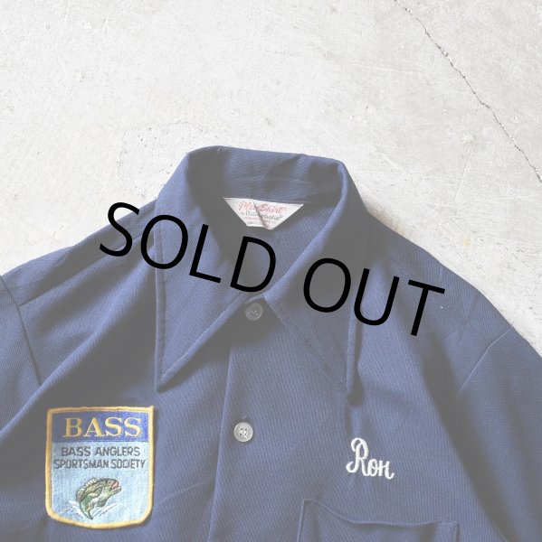 画像5: 1970s Pla-Shirt by Dunbrooke BASS FISHING CLUB　半袖シャツ　 "MADE IN USA"　 実寸M  (5)