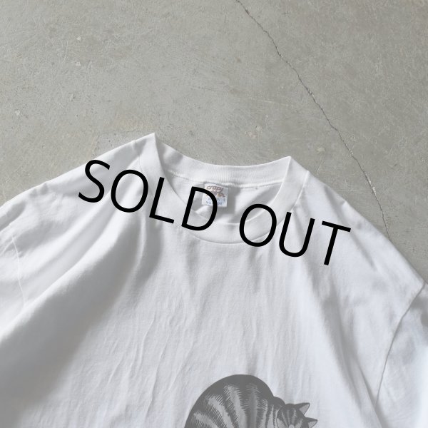 画像5: 1990s CRAZY SHIRTS クリバンキャットTシャツ　 "MADE IN USA"　 表記XL  (5)