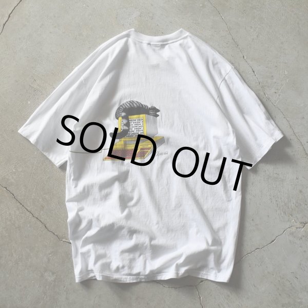 画像2: 1990s CRAZY SHIRTS クリバンキャットTシャツ　 "MADE IN USA"　 表記XL  (2)