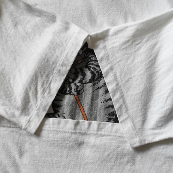 画像10: 1990s CRAZY SHIRTS クリバンキャットTシャツ　 "MADE IN USA"　 表記XL  (10)