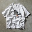 画像1: 1990s CRAZY SHIRTS クリバンキャットTシャツ　 "MADE IN USA"　 表記XL  (1)