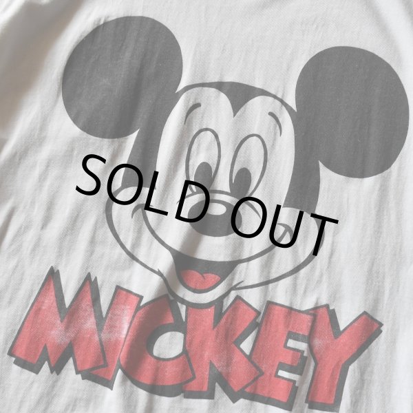 画像4: 1980s MICKEY Tシャツ　 "MADE IN USA"　 表記ONE SIZE FITS ALL  (4)