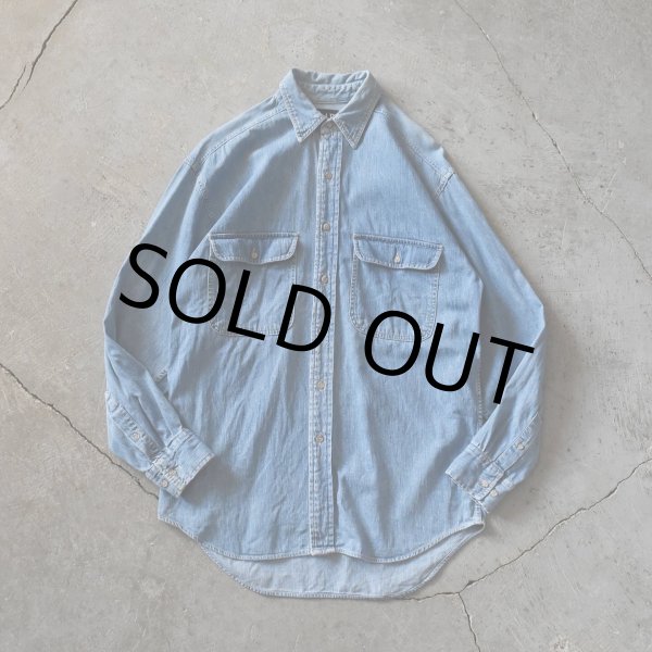 画像1: 1990s GAP デニムシャツ　 実寸M  (1)